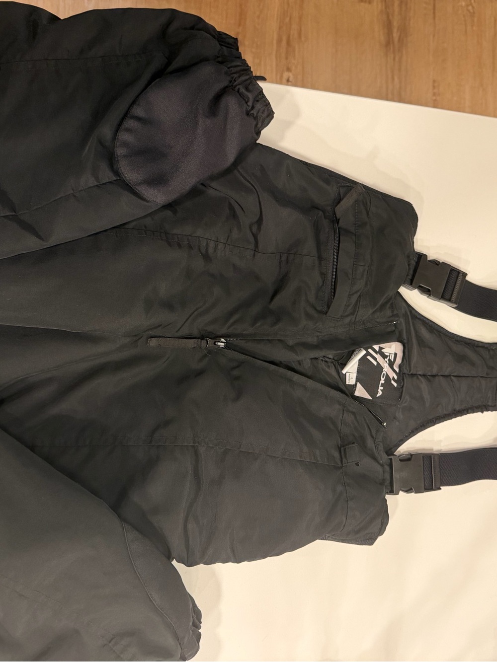 Women’s Black Insulated Snow Bib Jacket